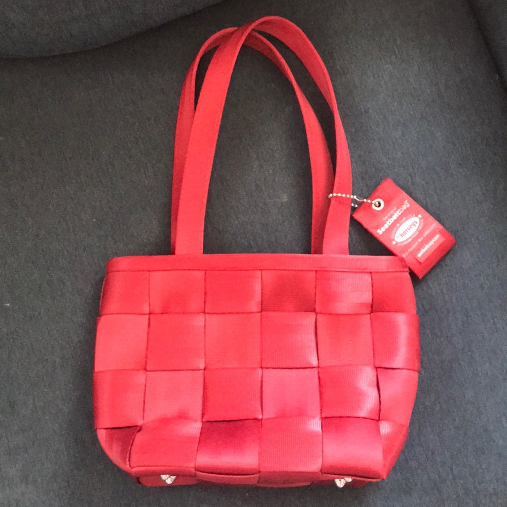 Seatbelt bag purse